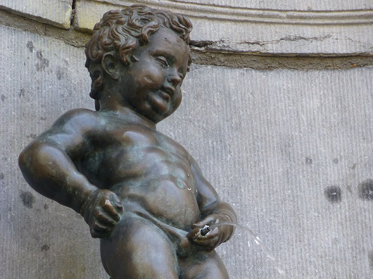 Manneken Pis - der wohl berümteste Brüsseler